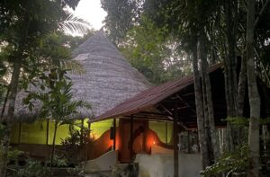 Maloka ayahuasca ceremony space at Caya Shobo retreat center