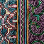 Shipibo Tapestry featuring Ayahuasca and Master Plant Dieta patterns